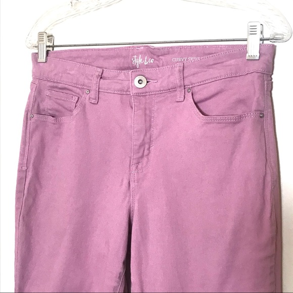STYLE & CO French Orchid Curvy Skinny Leg Jeans - Picture 5 of 10